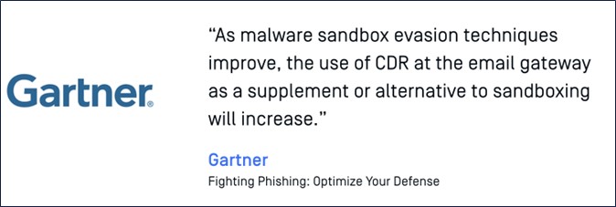 圖四、 Gartner 提到CDR的優勢性